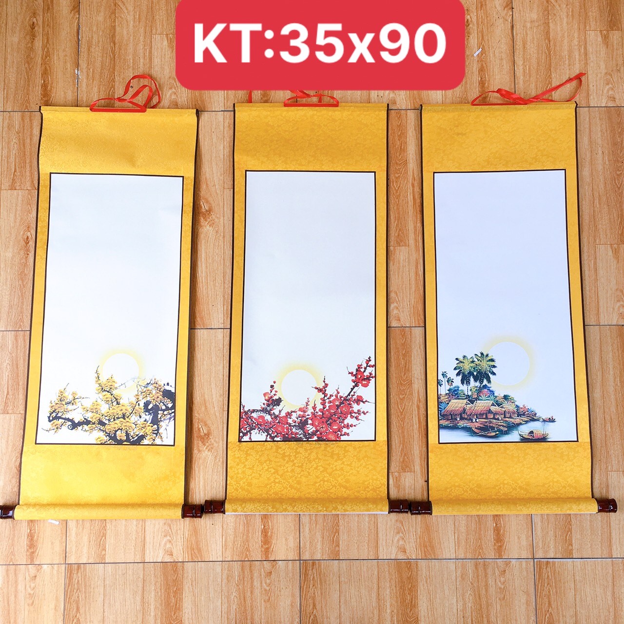 Biểu in hình đa dạng mẫu 35x90cm