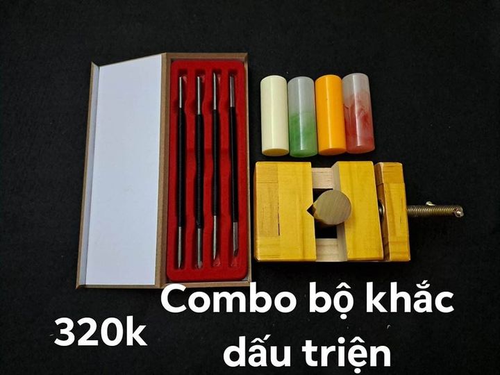 Bộ combo khắc dấu giá rẻ 320k