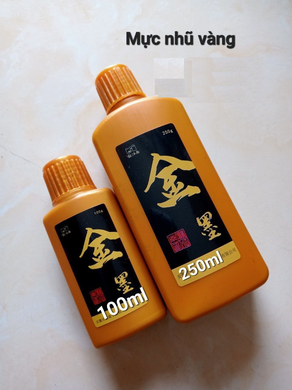 Mực nhũ vàng Trung Quốc 250ml