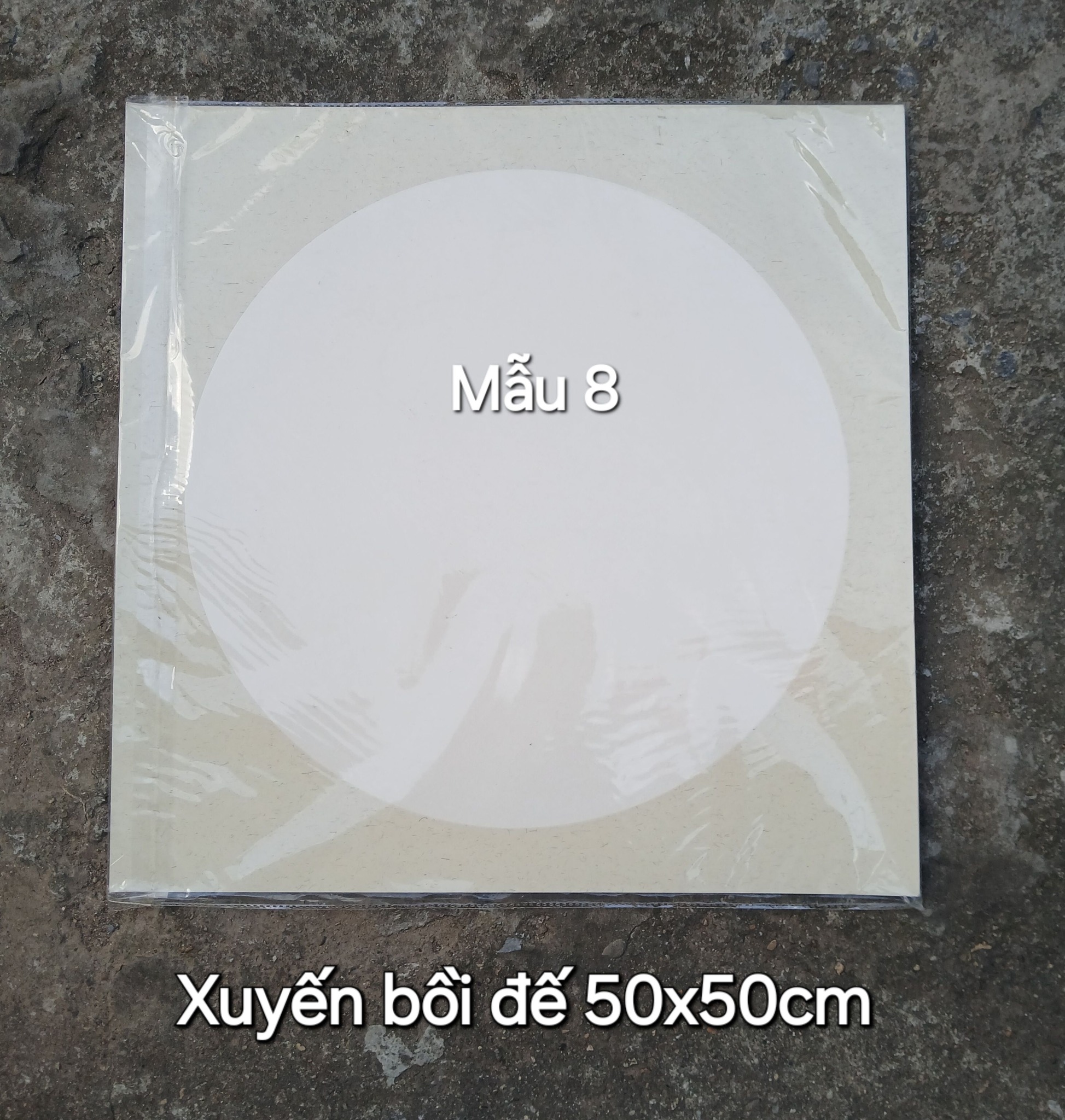 Xuyến bồi đế 50x50cm