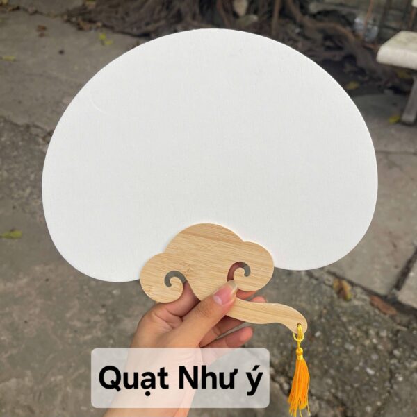 Combo 10 quạt giấy xuyến mẫu Quạt như ý