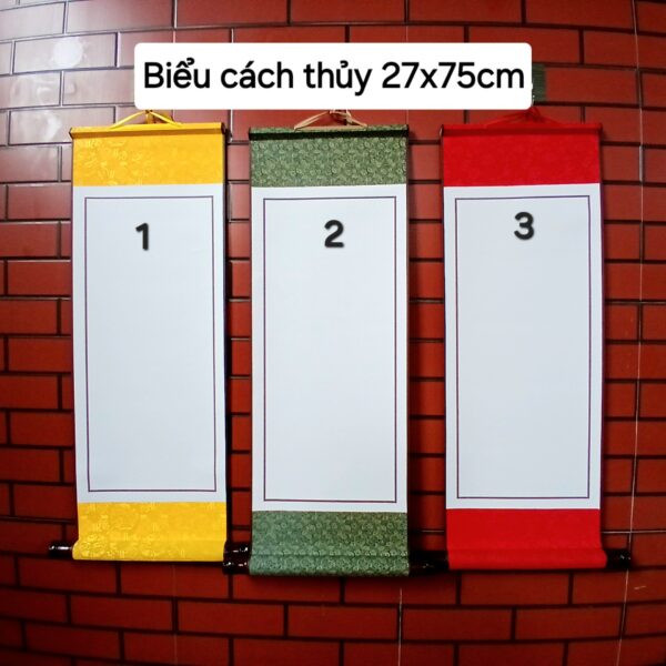 Biểu cách thủy 27*75cm