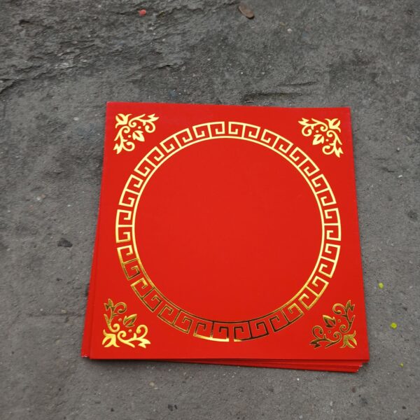 10 THẺ GIẤY NHUNG MẠ VÀNG CAO CẤP