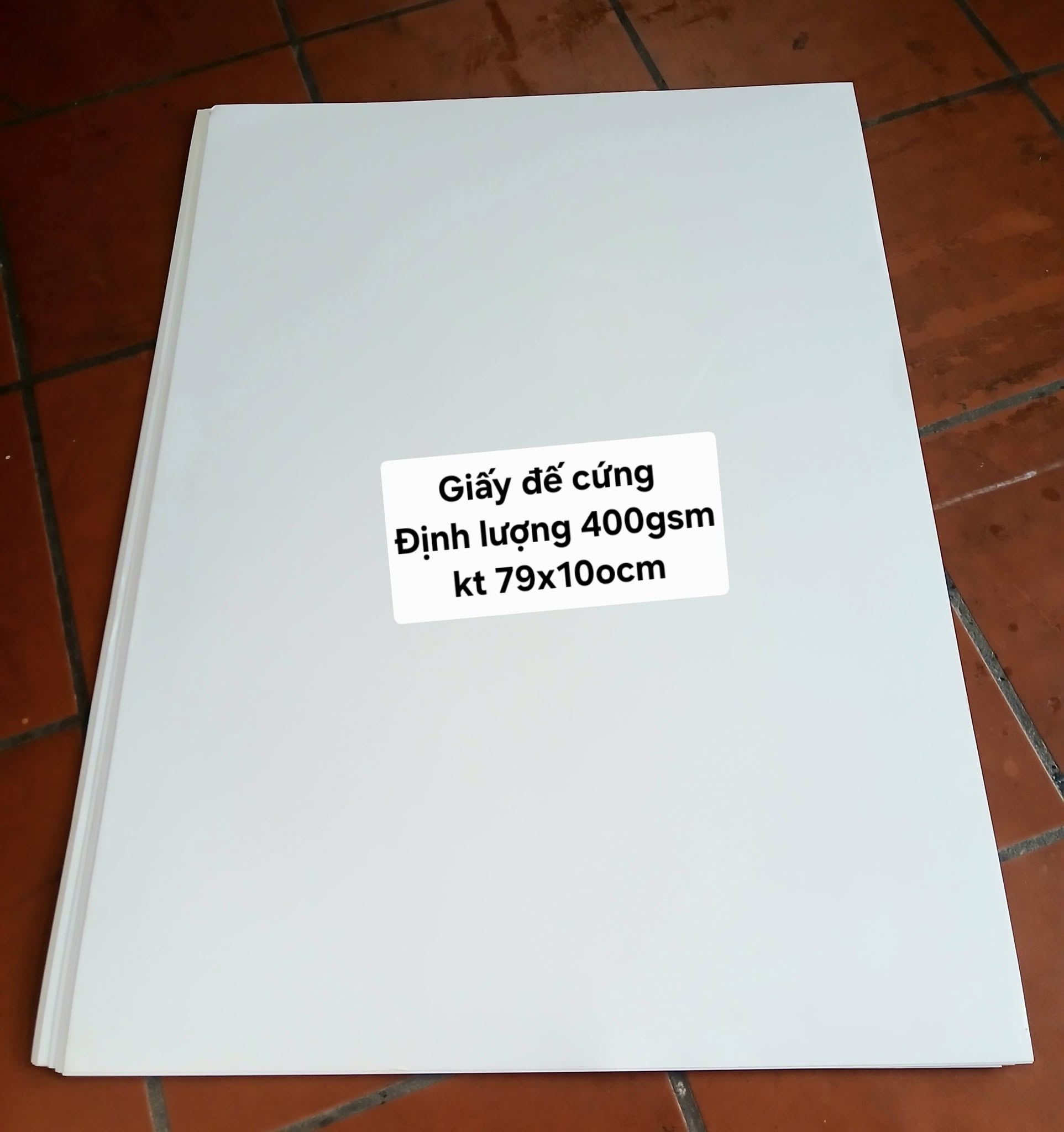 5 tờ Giấy đế định lượng dầy 400gms A0
