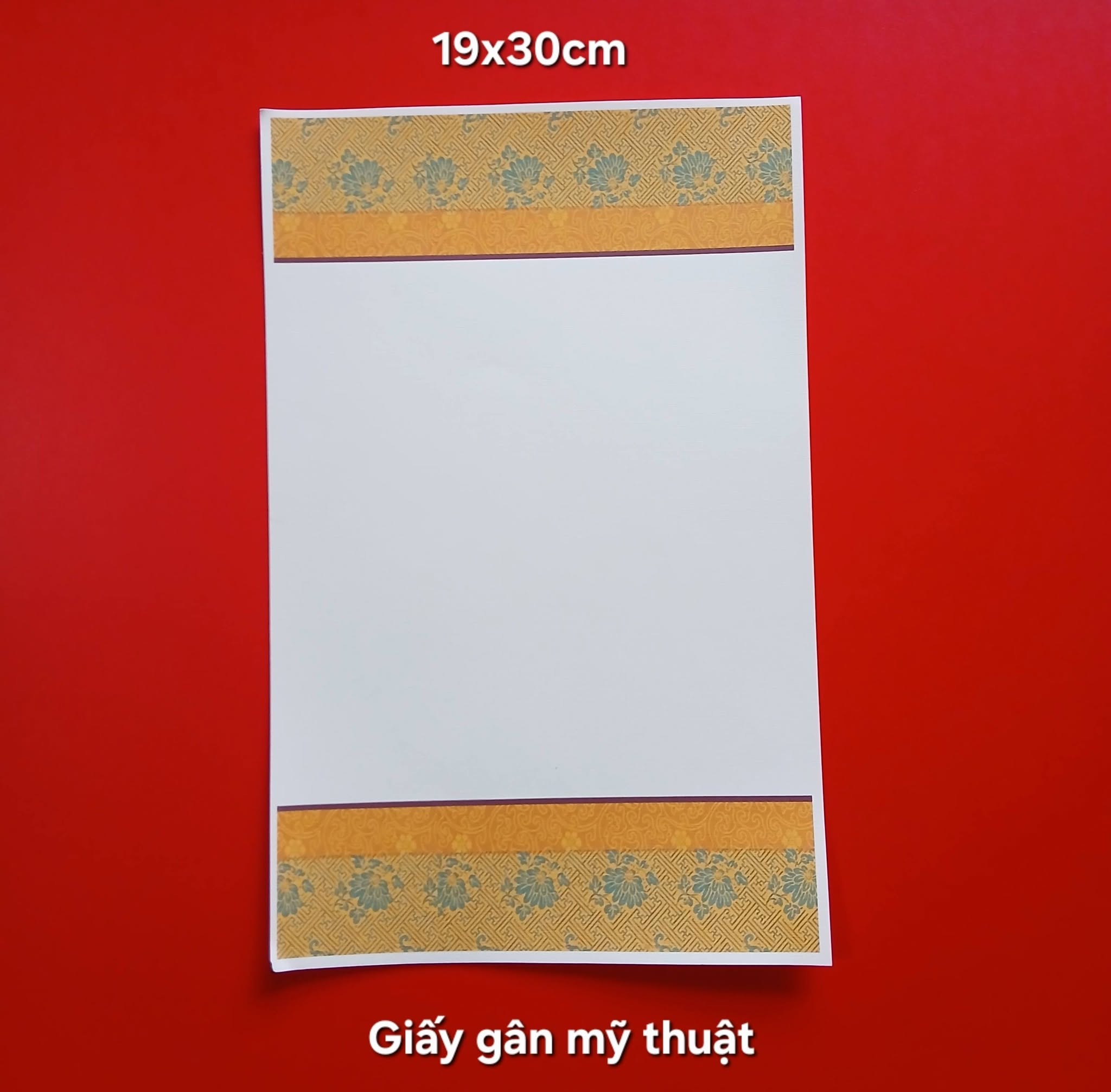 10 GIẤY GÂN MỸ THUẬT – 19 × 30CM