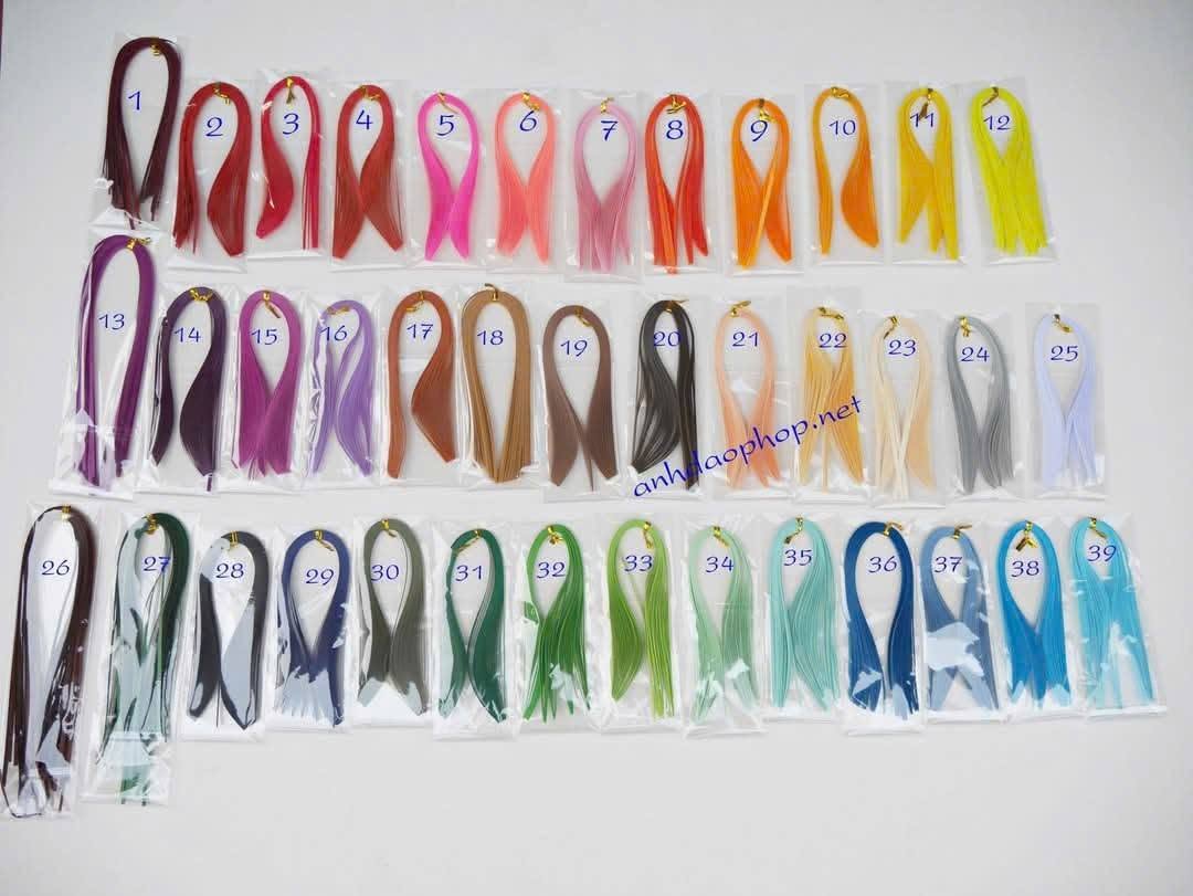 100g Giấy sợi làm tranh , làm thiệp quilling